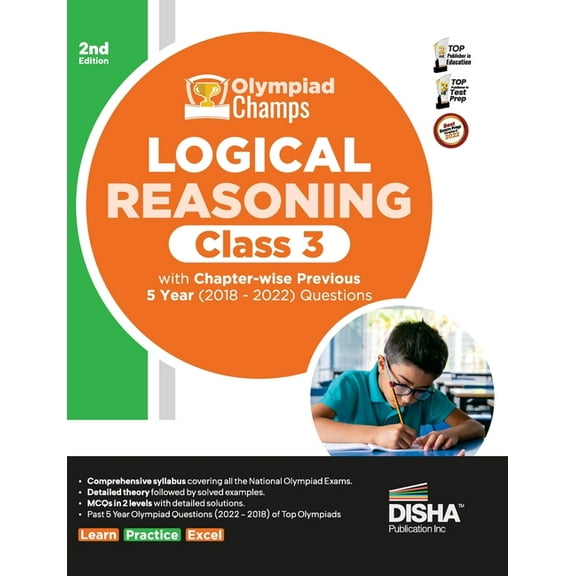 Olympiad Champs Logical Reasoning Class 3 with Chapter-wise Previous 5 Year (2018 - 2022) Questions 2nd Edition Complete, (Paperback)
