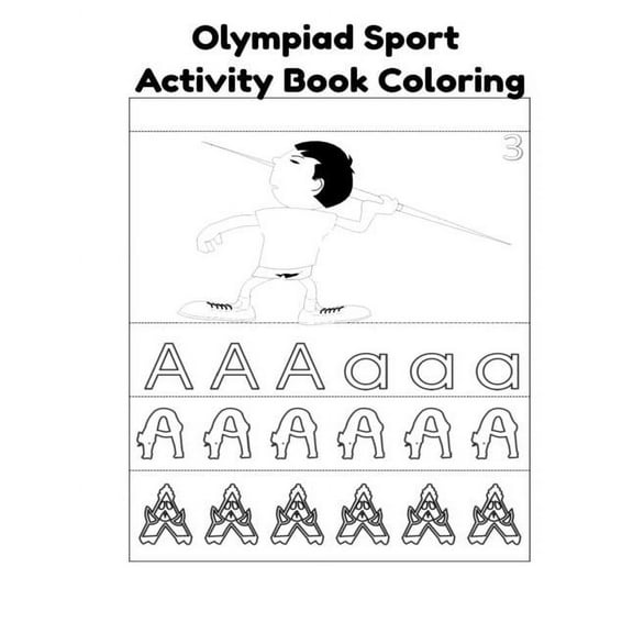 Olympiad Sport Activity Book Coloring (Paperback)