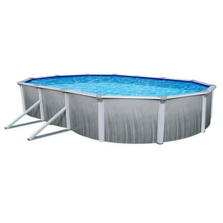 Olympian Athletics Martinique 12'x24' Oval 52'' Above Ground Pool, Blue