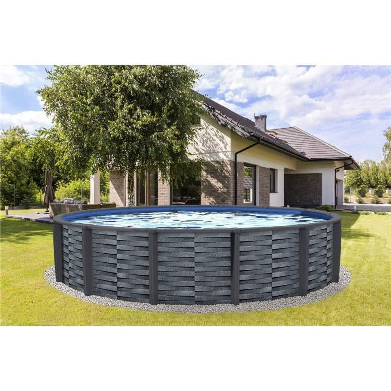Olympian Athletics Metal Frame Above Ground Pool Round 52” 52”