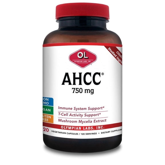 Olympian Labs AHCC 750 mg 120 VegCap