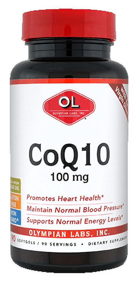 Olympian Labs CoQ10 100 mg w/Extra Virgin Olive Oil 90 count