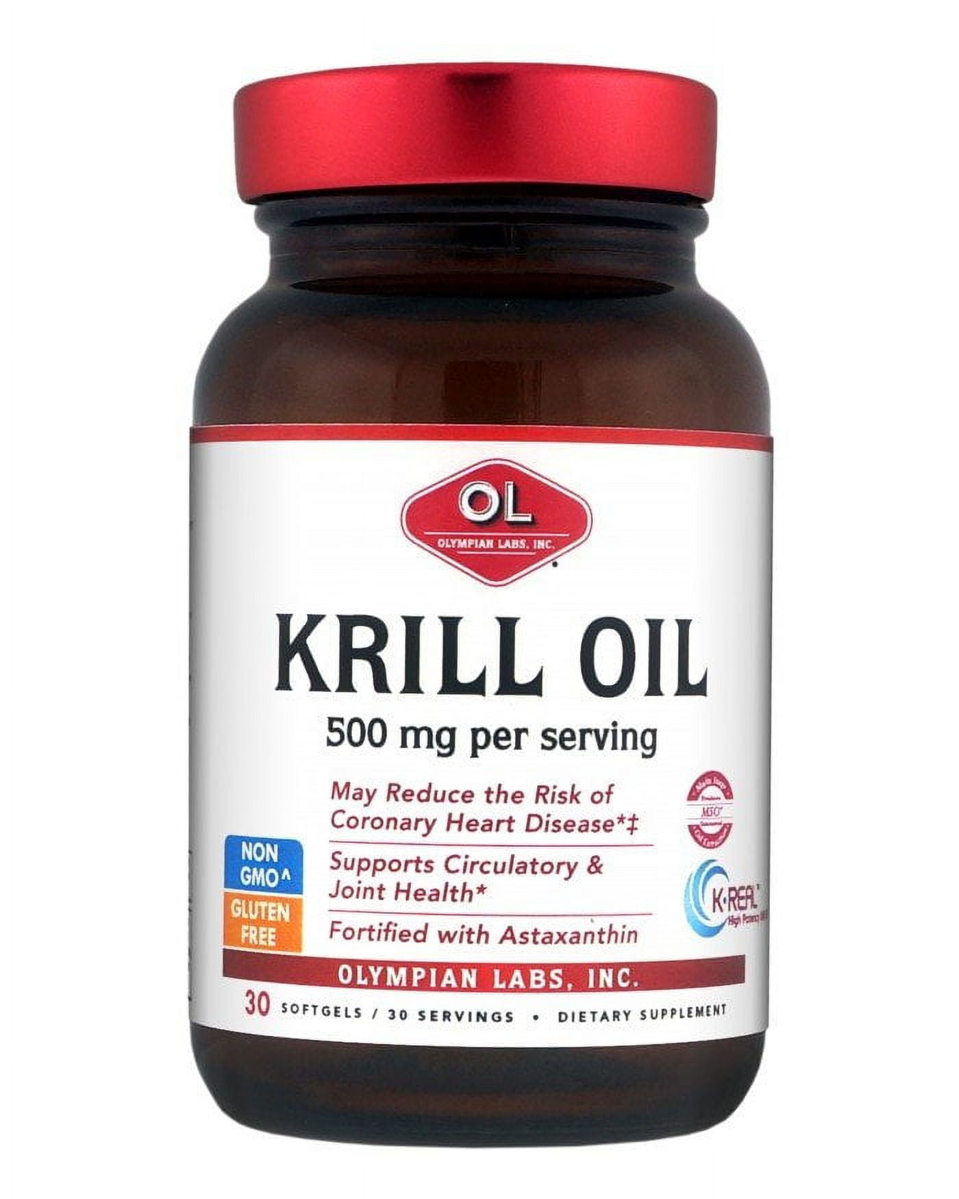 Olympian Labs Krill Oil 500 mg 30 Softgel