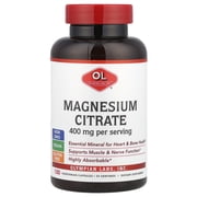 Olympian Labs Magnesium Citrate, 100 Vegetarian Capsules 133 mg per Capsule