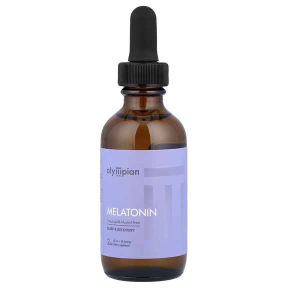 Olympian Labs Melatonin, Alcohol Free, 2 oz (60 ml)