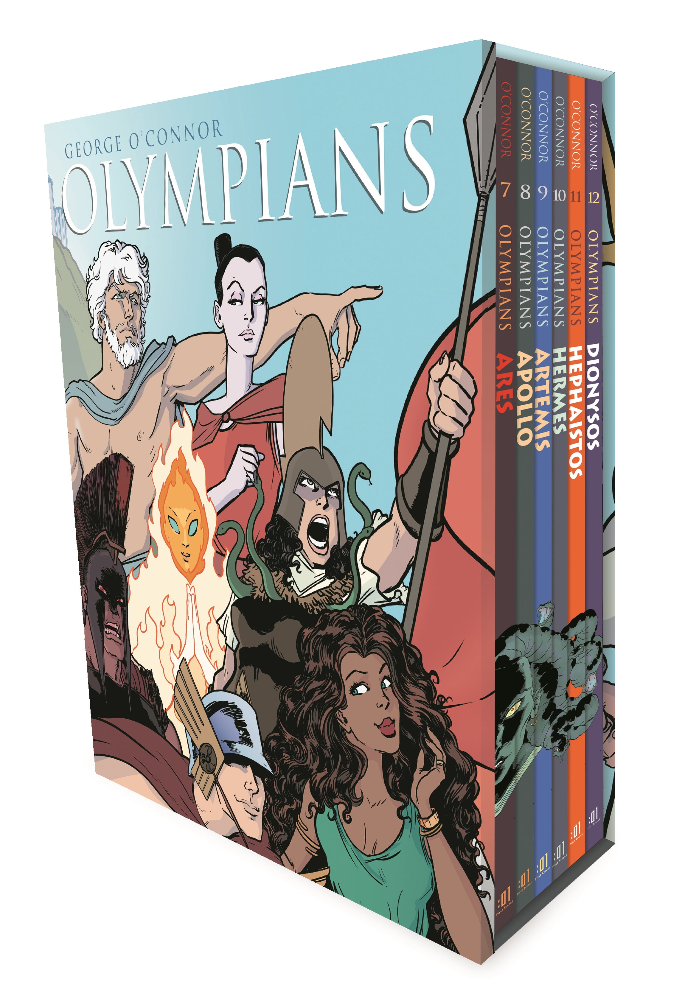 Olympians: Olympians Boxed Set Books 7-12 : Ares, Apollo, Artemis