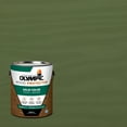 thumbnail image 1 of Olympic 1 Gallon SC-1090 Woodland Green Exterior Solid Wood Protector Stain Plus Sealer in One, 1 of 15