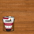 thumbnail image 1 of Olympic 1 Gallon ST-2023 Rustic Cedar Exterior Semi-Transparent Wood Protector Stain Plus Sealer in One, 1 of 15