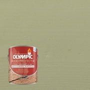 Olympic 1 gal. Aluminum Exterior Solid Wood Protector Stain Plus Sealer in One