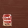 Olympic 1 gal. Deep Redwood Exterior Solid Wood Protector Stain Plus Sealer in One