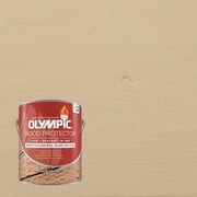 Olympic 1 gal. Pink Sand Exterior Solid Wood Protector Stain Plus Sealer in One