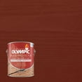 Olympic 1 Gallon Spiced Red Exterior Solid Wood Protector Stain Plus