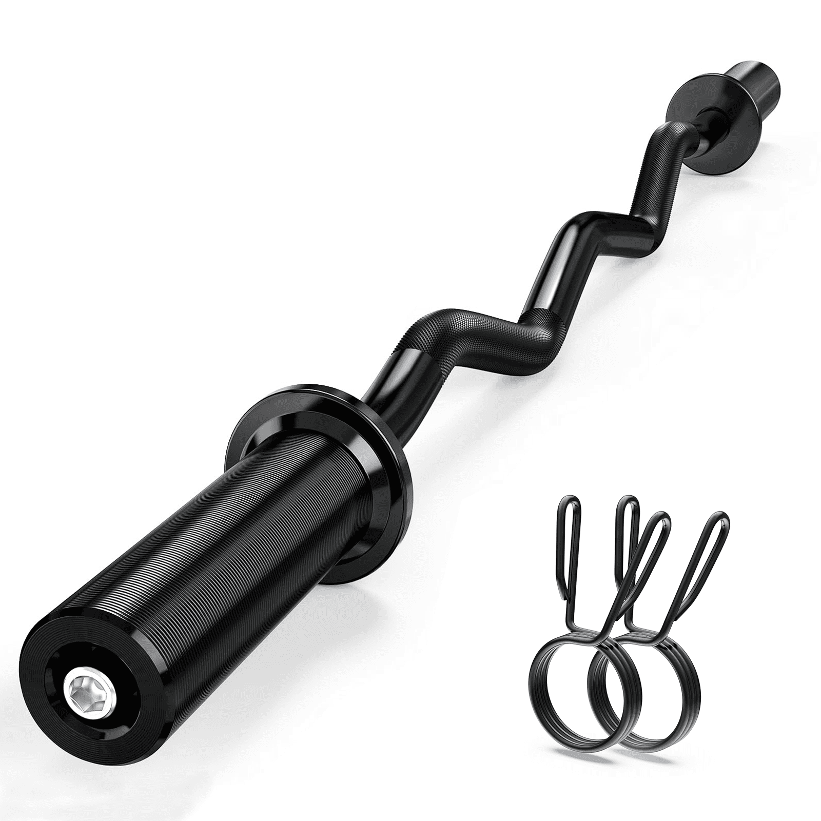 Fixed Barbell Titan Fitness Curl Bar Ez Curl Bar Changing Curved