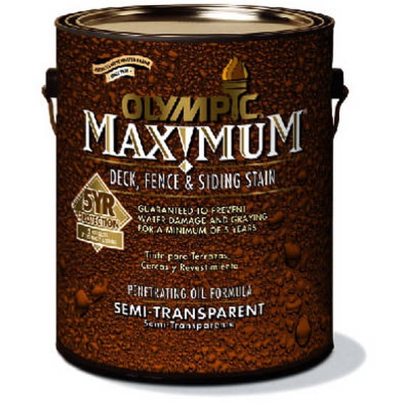 Olympic 79560A-01 Gallon Neutral Tint Base Maximum Deck, Fence & Siding Stain