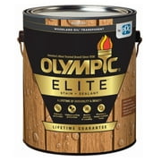 Olympic 810202/01 Elite Woodland Oil Stain & Sealant, Exterior, Mahogany, 1-Gallon - Quantity 1
