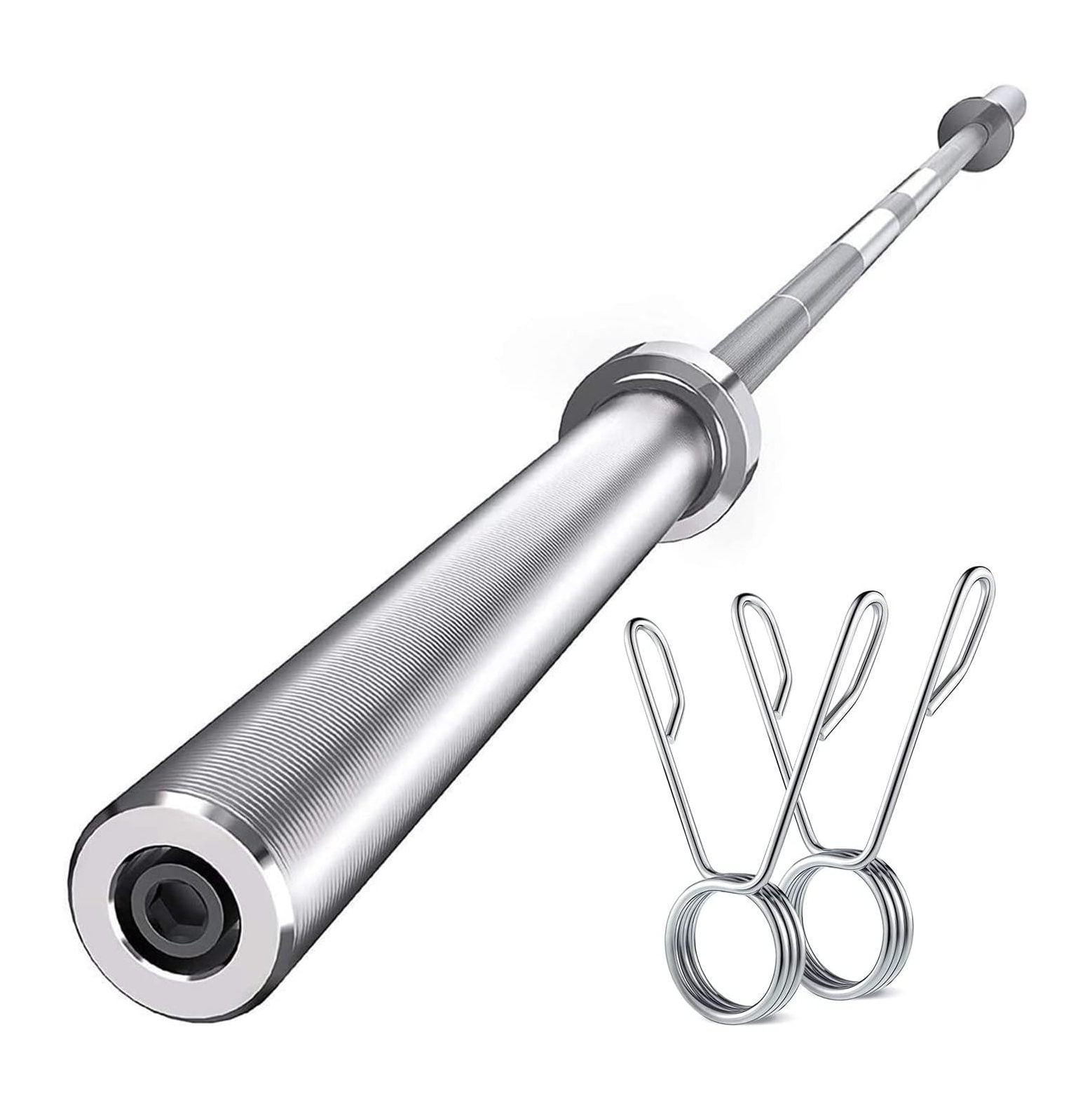 Olympic Barbell 5/6/7 FT Solid Iron Weightlifting Bar 2inch Strength Training Bars Workout