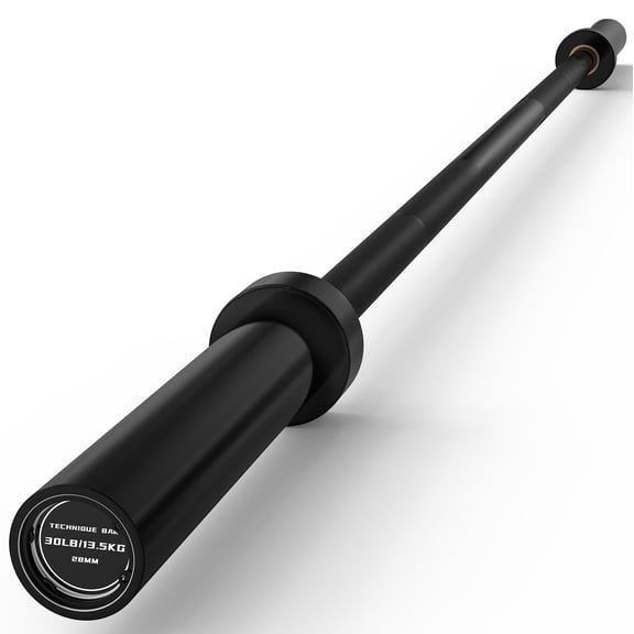 ROALW 6FT Olympic Barbell, 700LB Capacity 2-Inch Olympic Weight Bar, Heavy Duty Barbell for Squats, Deadlifts & Presses, Fits 2-Inch Plates, Black