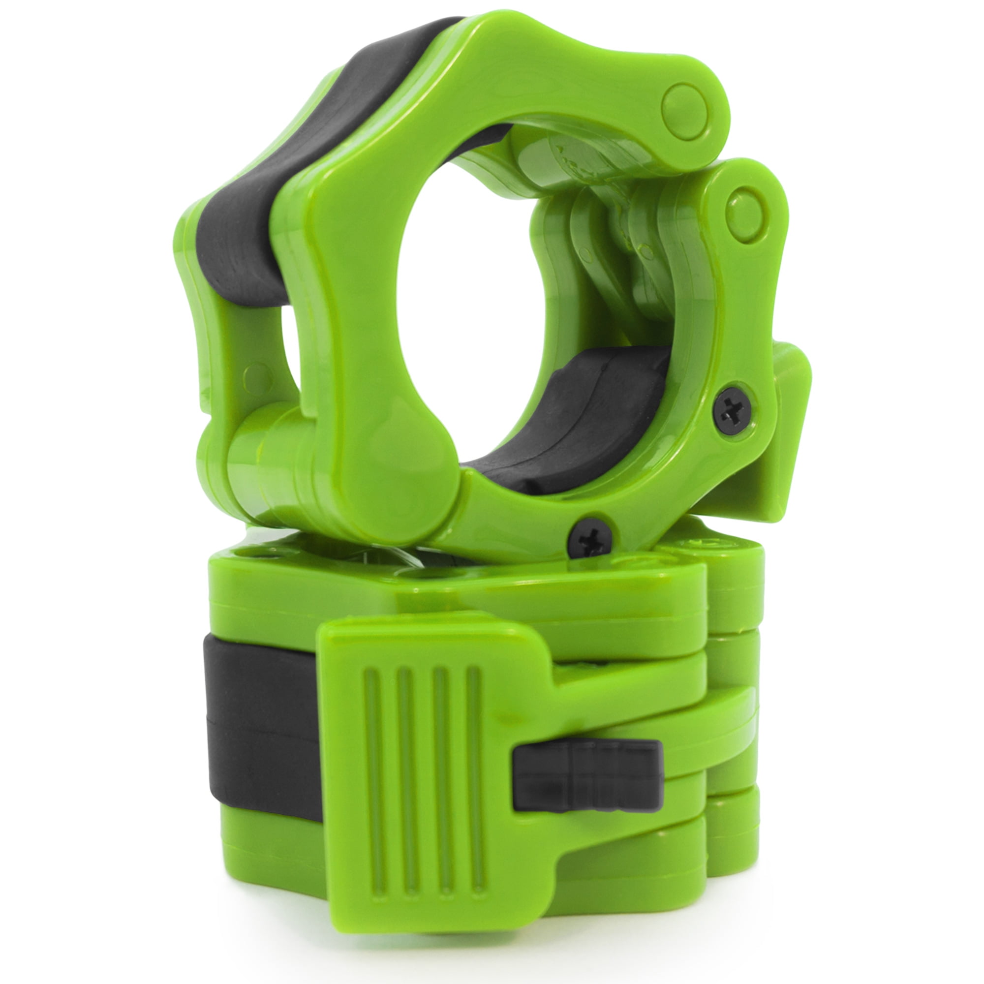 Olympic Barbell Clamp Collars, Lime