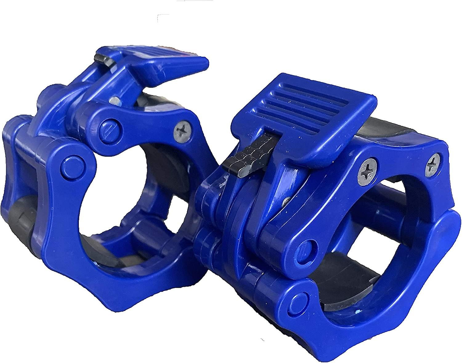 Olympic Barbell Clamps 2 Inch Quick Release Locking Pair Of Pro Weight