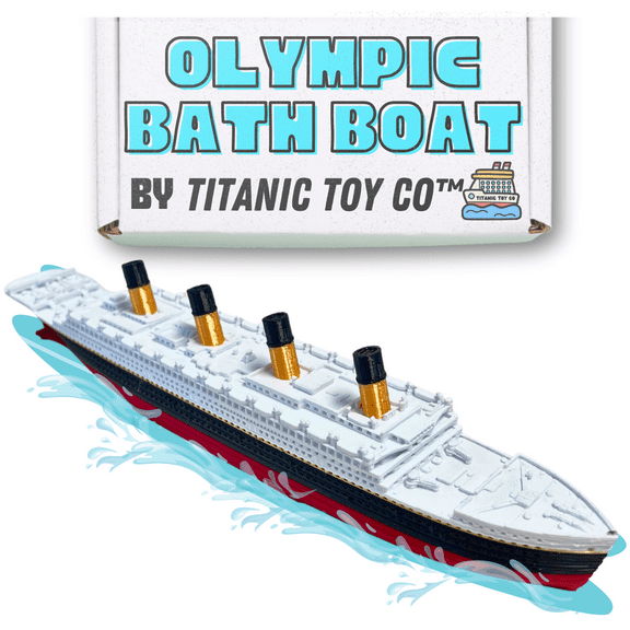 Olympic Bath Boat And Pool Toy By TitanicToyCo, RMS Titanic Toys For Kids, Historically Accurate Titanic Toy, Titanic Ship, Titanic Cake Topper, Titanic Figurine, Titanic Boat