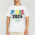 Olympic Decorations 2024 Paris Classic Short Sleeve Round Neck T