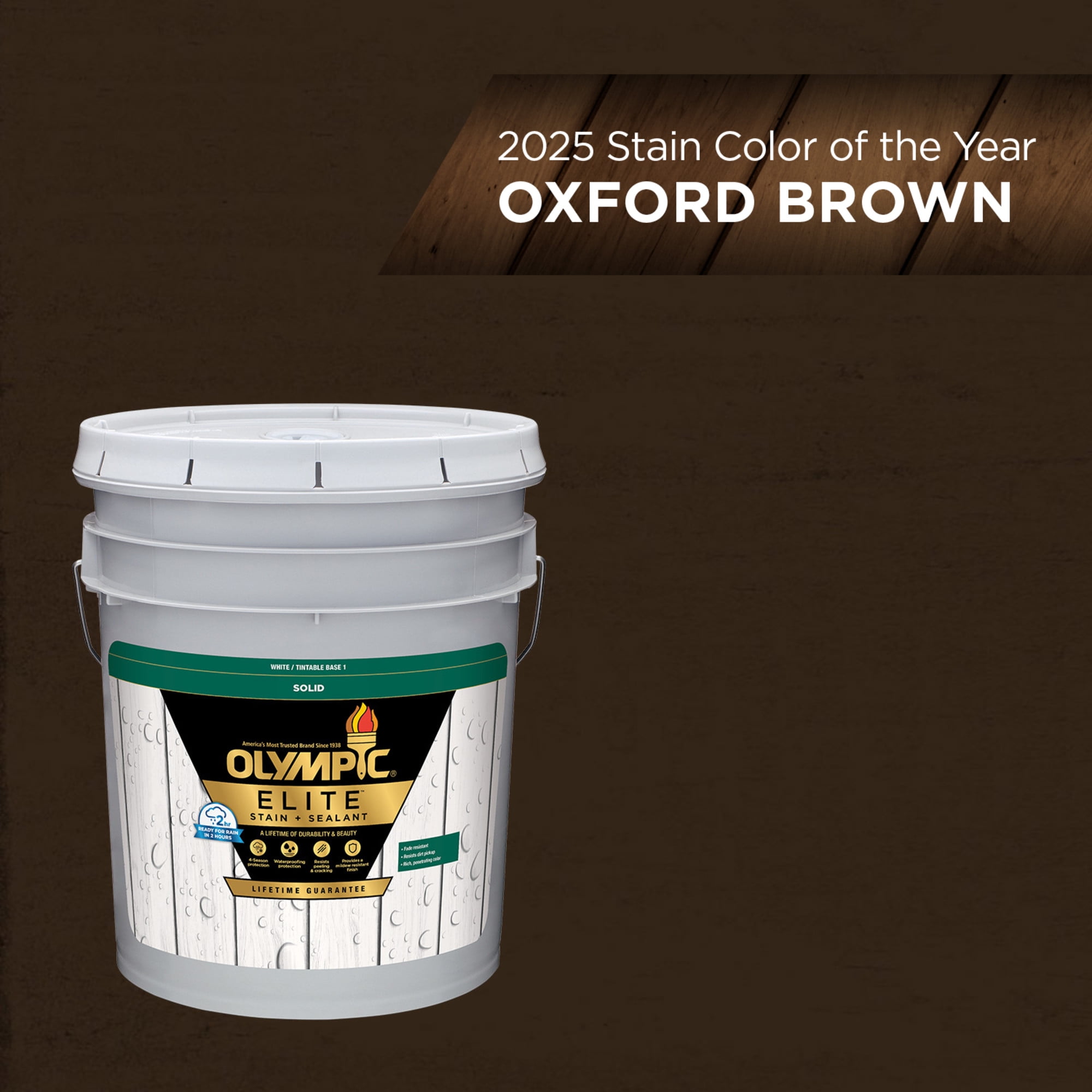 Olympic stain oxford brown