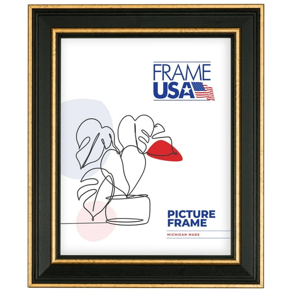 20x24 Picture Frame Gold Olympic, 78238-102, 1.5 Inch Wood, Plexiglass, Wall Display