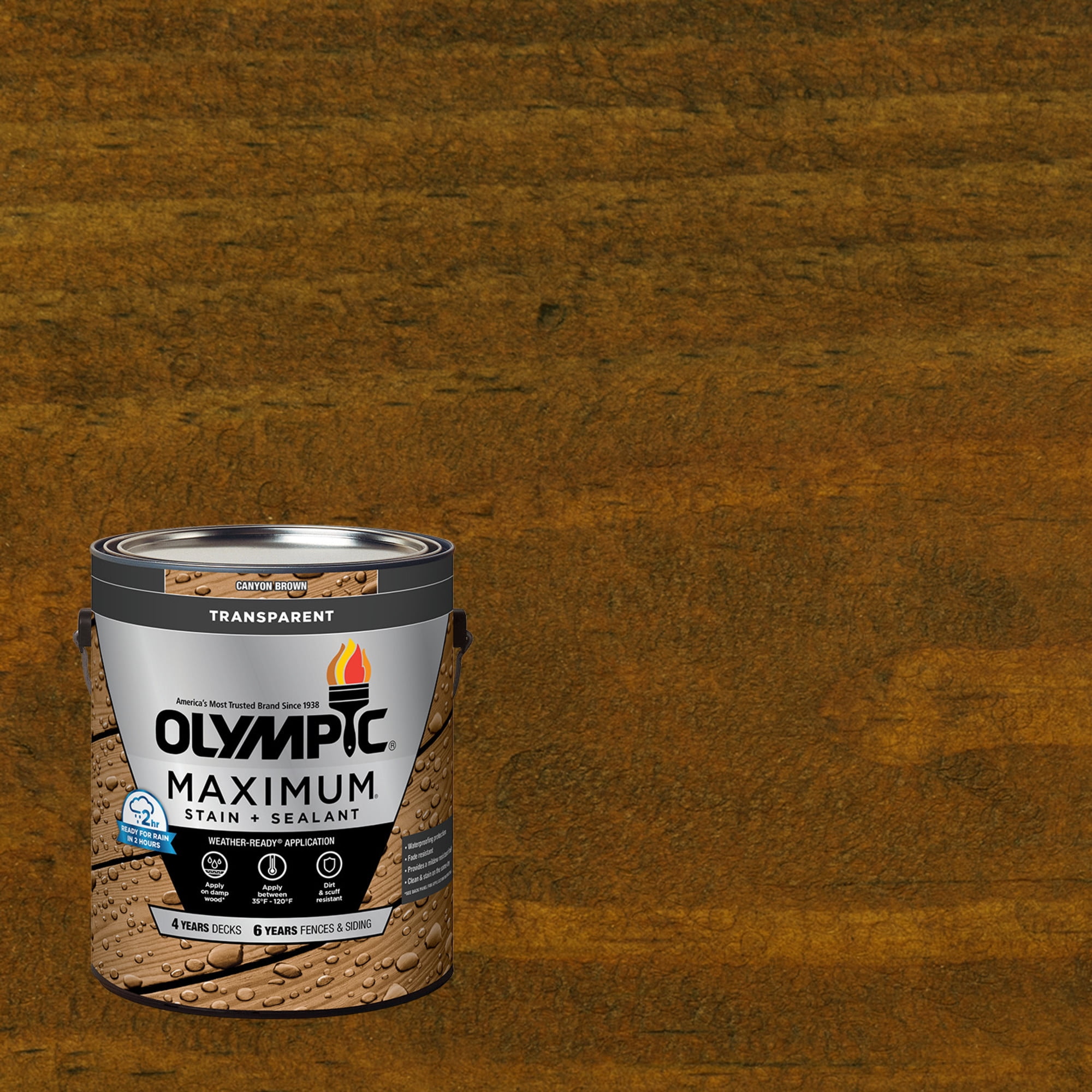 Olympic Stain Canyon Brown Color Palette