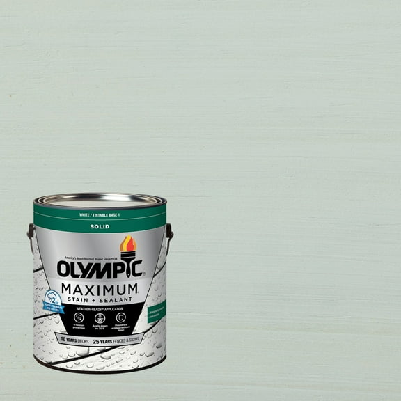 Olympic Maximum 1 Gallon SC-1019 Cool Dusk Solid Color Exterior Stain and Sealer in One