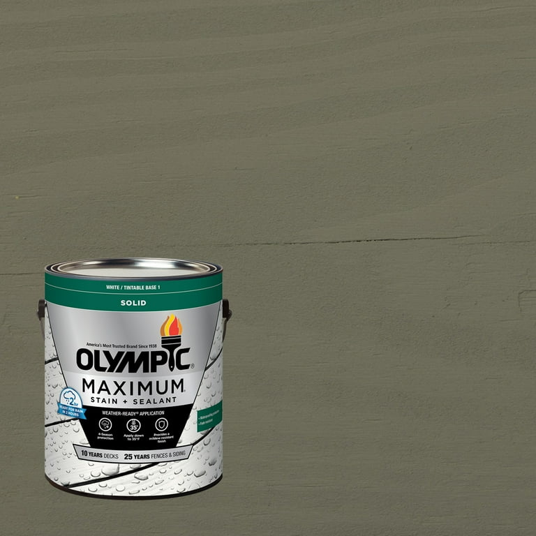 Olympic Maximum 1 Gallon SC-1081 Stonehedge Solid Color