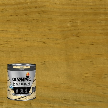 Olympic Maximum 1 Quart Clear Exterior Waterproofing Sealer Low VOC