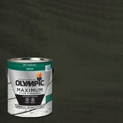 Olympic Maximum 1 gal. Deep Charcoal Solid Color Exterior Stain and Sealer in One