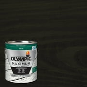 Olympic Maximum 1 gal. Mystic Black Solid Color Exterior Stain and Sealer in One