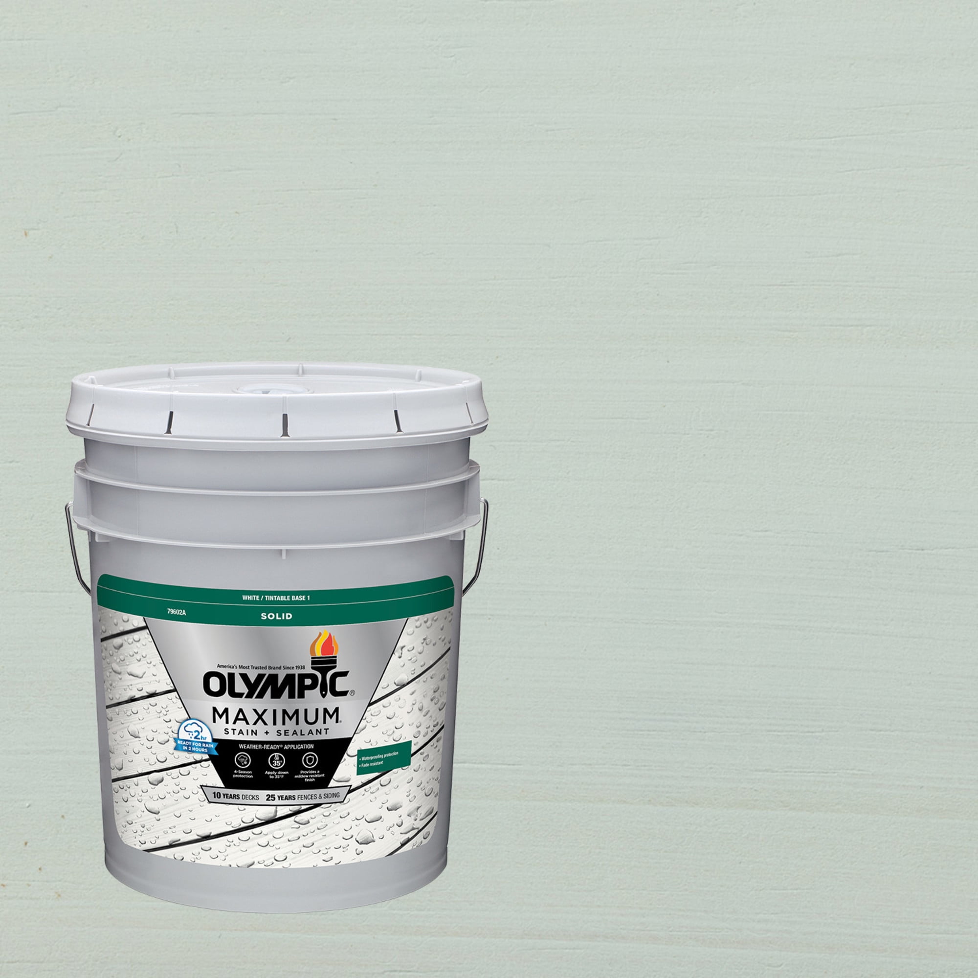 Olympic Maximum 5 Gallons SC-1019 Cool Dusk Solid Color Exterior Stain and Sealer in One