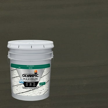 Olympic Maximum 5 Gallons SC-1021 Corundum Solid Color Exterior Stain and Sealer in One