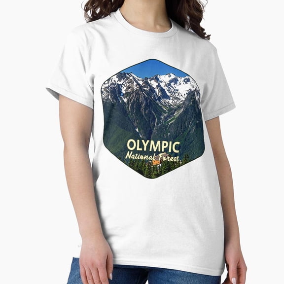 Olympic National Forest Souvenir Retro T-Shirt