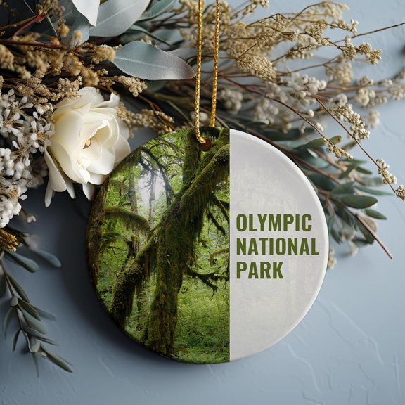 Olympic National Park Christmas Ornament, Olympic National Park Gift, Olympic National Park Travel, Christmas Decor jFPgrt (Olympic National Park-33TH31)