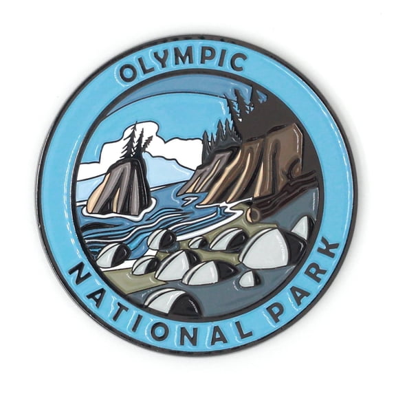Cre8Travel Olympic National Park Refrigerator Magnet