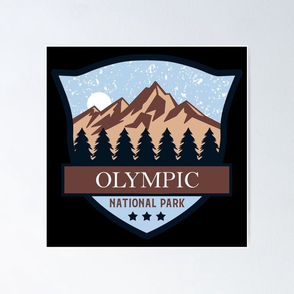 Olympic National Park UNFRAMED Poster, 8x12