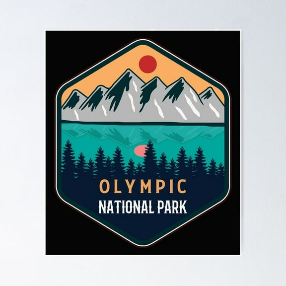 Olympic National Park UNFRAMED Poster, 8x12