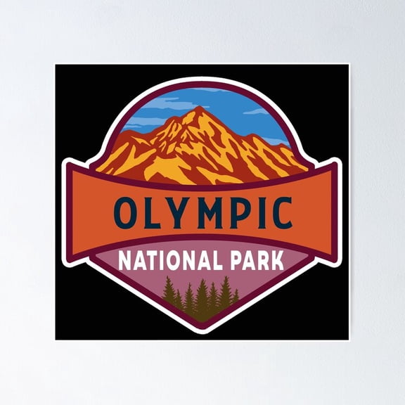 Olympic National Park UNFRAMED Poster, 8x12