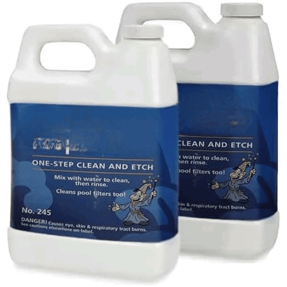 Olympic Pool Paint - Prep Magic - 1/2 Gallon, 2 pack - One step cleaning and etch solution for swimming pools$$Garden & Patio
