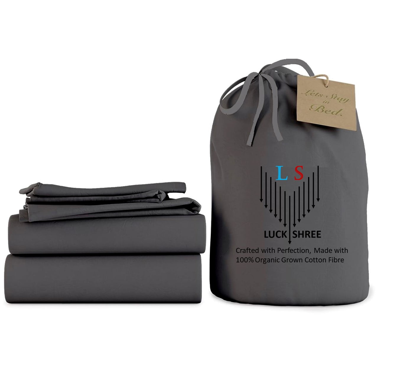 Olympic Queen Size Organic Cotton Sheet Set 700ThreadCount 100