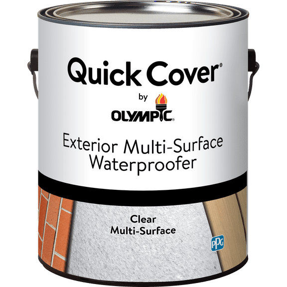 Olympic Quick Cover 1 Gallon Clear Exterior Multi-Surface Sealer
