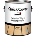 thumbnail image 1 of Olympic Quick Cover 1 Gallon Clear Exterior Wood Sealer, 1 of 5