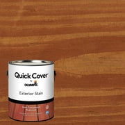 Olympic Quick Cover Interior/Exterior Wood Stain, Redwood, 1 Gallon