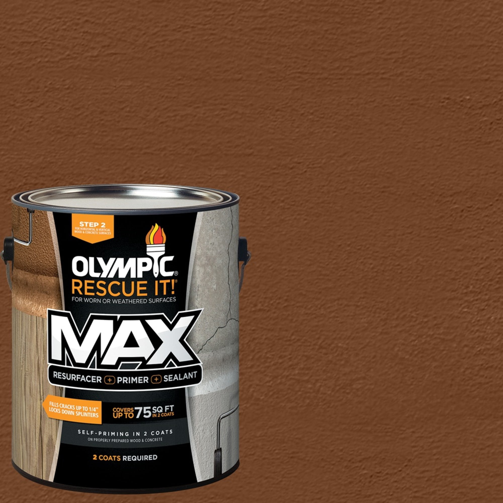 Olympic Rescue It 1 Gallon SC-1084 Timberline Exterior Deck Resurfacer and Primer with Sealer
