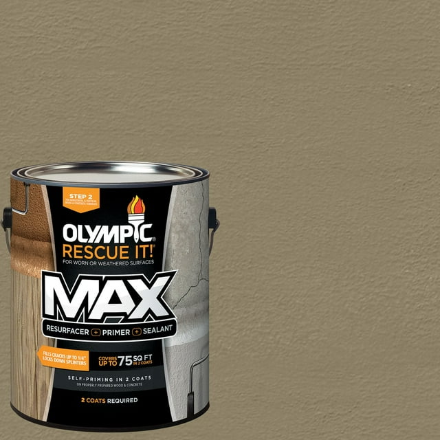 Olympic Rescue It Solid Exterior Deck Resurfacer and Primer with