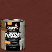 Olympic Rescue It Solid Exterior Deck Resurfacer and Primer with Sealant Deep Redwood, 1 Gallon