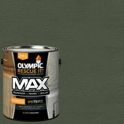 Olympic Rescue It Solid Exterior Deck Resurfacer and Primer with Sealant Ebony Gray, 1 Gallon